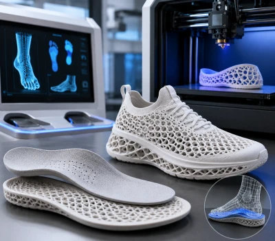 Ortotski ulošci i 3D-štampane cipele: kako 3D skeniranje + AI i aditivna proizvodnja transformira...